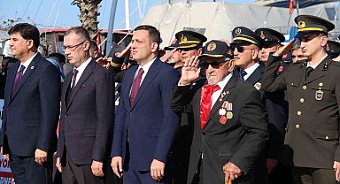 Fethiye'de 18 Mart Çanakkale Zaferi'nin yıldönümünde şehitler ve gaziler anıldı