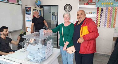 Fethiye'de yaşayan yerleşik yabancılar da oylarını kullandı