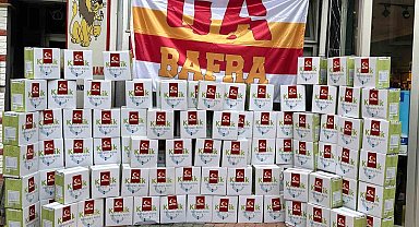 Galatasaray taraftarlarından 500 aileye gıda yardımı