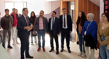 GAÜN öğrencilerinden denetimli serbestlik müdürlüğüne teknik gezi