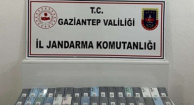 Gaziantep'te 1 milyon lira değerinde kaçak telefon ele geçirildi