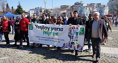 Gaziantep'te Yeşilay Haftası için farkındalık korteji