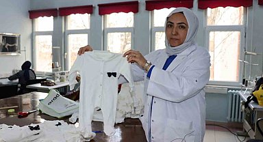 Gazzeli bebeklerin zıbınları Kayserili kadınlardan