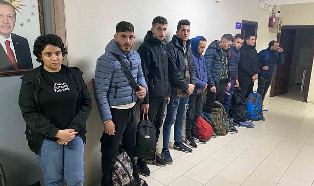 Gelibolu'da 13 kaçak göçmen yakalandı