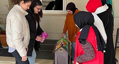 Gençlerden kedilere sıcak yuva