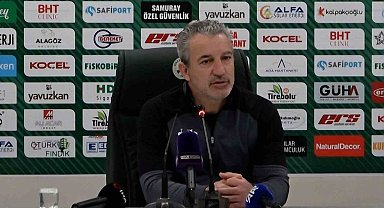 Giresunspor-Adanaspor maçının ardından