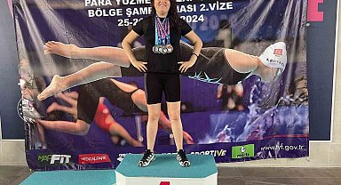 Görme engelli sporcudan büyük başarı