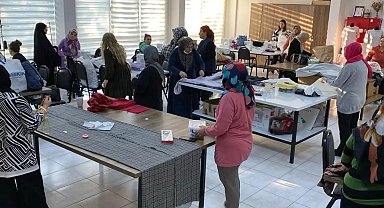 Halk Eğitim Merkezi'nde dikiş kurslarına yoğun ilgi