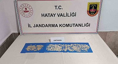 Hatay'da bin 298 uyuşturucu hap ele geçirildi