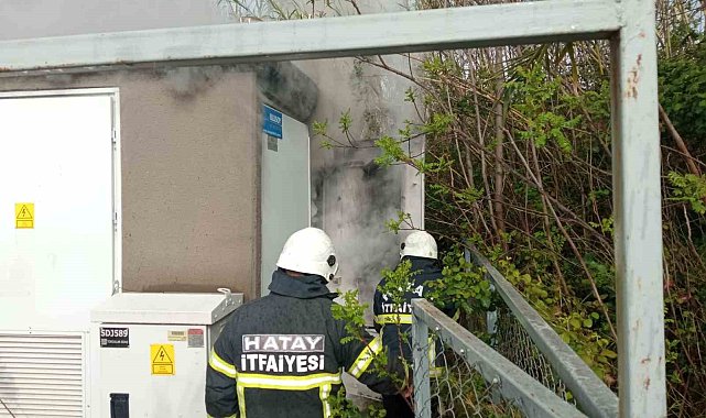 Hatay'da trafo yangını söndürüldü