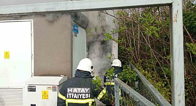 Hatay'da trafo yangını söndürüldü