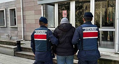 Hırsızlık suçundan 5 yıl hapis cezası ile aranan şahsı jandarma yakaladı