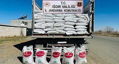 Iğdır'da kaçak gübre operasyonu: 4 gözaltı