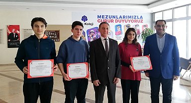 İhlas Koleji TÜBİTAK Yarışmasında bölge şampiyonluğu ve üçüncülüğü elde etti