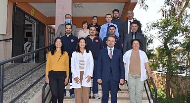 İl Sağlık Müdürü Şenkul Altınkum'daki sağlık çalışmalarını yerinde inceledi