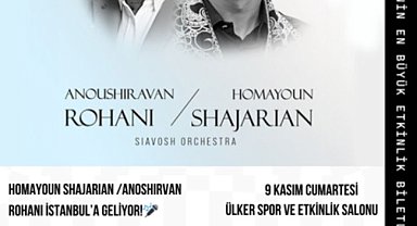 İran müziğinin iki ustası 9 Kasım'da İstanbul'da