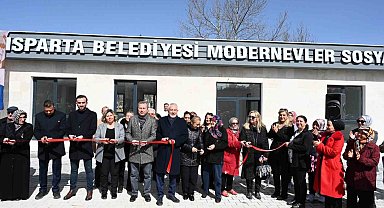 Isparta Belediyesi Modernevler Mahallesi Sosyal Tesisleri açıldı