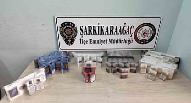 Isparta'da 261 paket kaçak sigara ele geçirildi