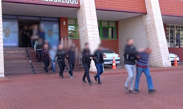 Isparta'da "Narkoçelik" operasyonu: 8 kişi tutuklandı