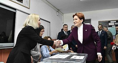 İYİ Parti lideri Akşener, oyunu Ankara'da kullandı
