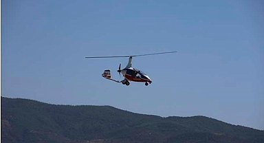 İzmir jandarmasından havadan trafik denetimi