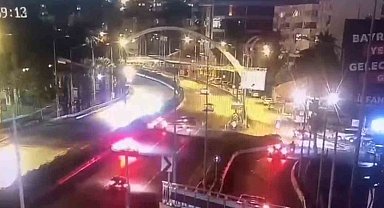 İzmir'de 1 kişinin öldüğü kaza kamerada