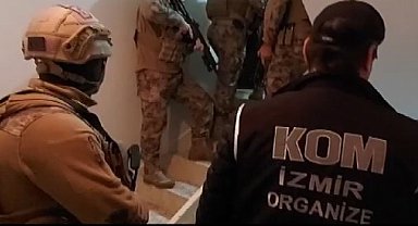 İzmir'de suç örgütü lideri 'Maraz'a ve çetesine operasyon
