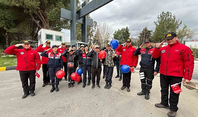 Jandarma özel misafirlerini ağırladı