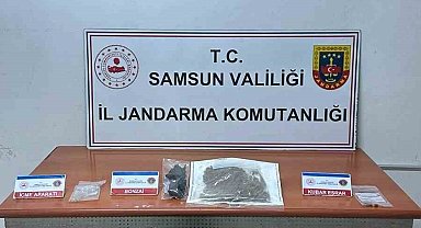 Jandarma tarafından uyuşturucuyla yakalanan şahıs tutuklandı