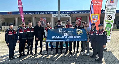 Jandarma üniversite öğrencilerini bilgilendirdi