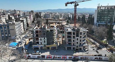 Kahramanmaraş'ta kentsel tasarım projesi inşası hızla devam ediyor