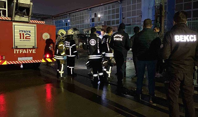Kaldığı iş yerinde yanarak can verdi