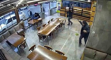 Kanlı çatışma kamerada