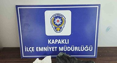 Kapaklı'da 18 yaşındaki şahsın üzerinde uyuşturucu ele geçirildi