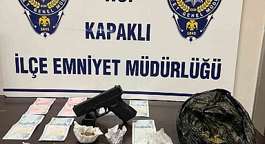 Kapaklı'da 2 şahıs çocuklara uyuşturucu satarken yakalandı