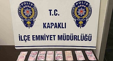 Kapaklı'da uyuşturucu satıcısına suçüstü