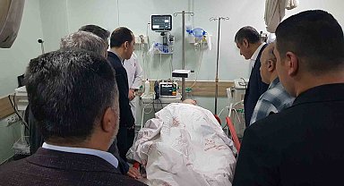 Karabük ve Çankırı Valisi yaralı polisleri ziyaret etti