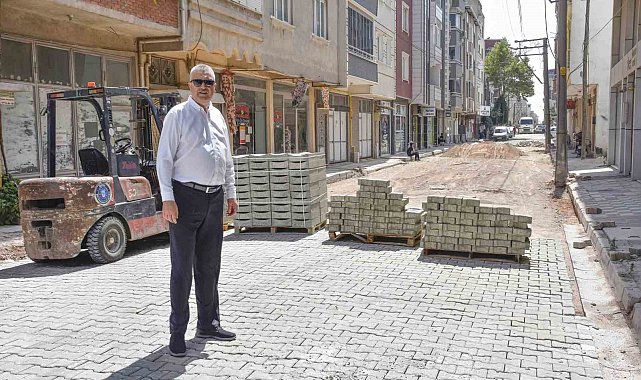 Karacabey Belediyesi çalışıyor, kent daha da güzelleşiyor