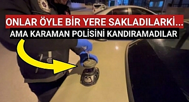 Karaman'da Polisi Kandıramadılar