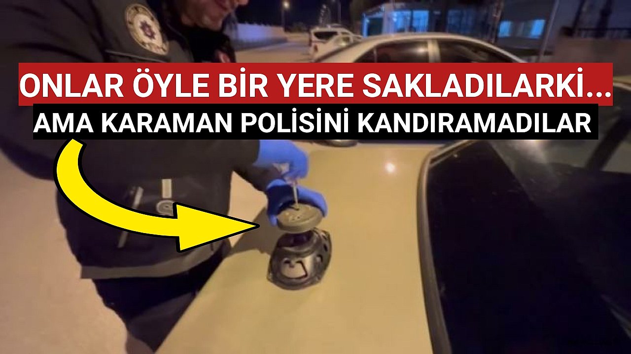 Karaman'da Polisi Kandıramadılar