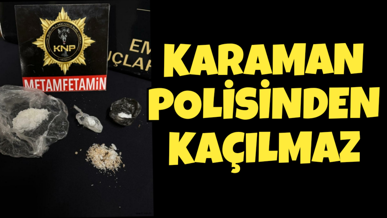 Karaman'da Polisin durdurduğu araçtan uyuşturucu çıktı: 2 kişi tutuklandı