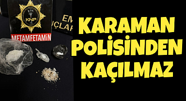 Karaman'da Polisin durdurduğu araçtan uyuşturucu çıktı: 2 kişi tutuklandı