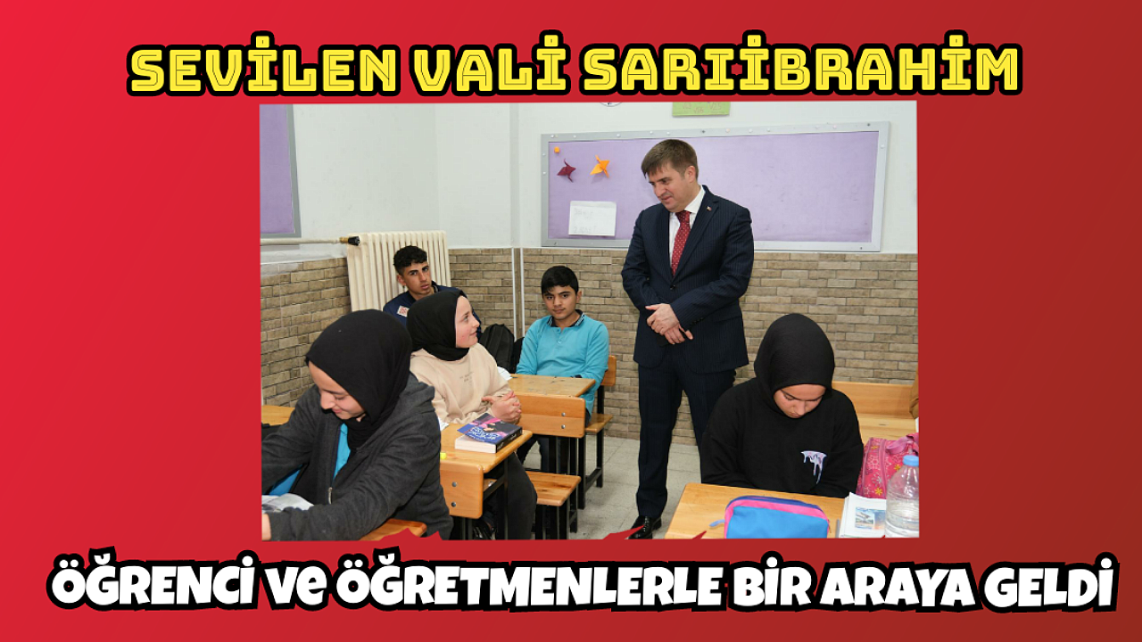 Karaman Valisi H.Engin Sarıibrahim Öğrenci ve Öğretmenlerle Bir Araya Geldi