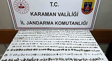 Karaman'da tarihi eser operasyonu