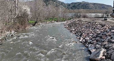 Karasu Deresi taşkın koruma seddi çalışması tamamlandı