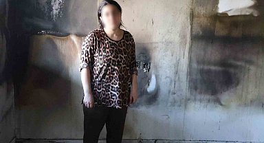 Karısına kızıp yaşadıkları konteyneri yaktı