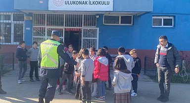Karpuzlu'da 35 öğrenci trafik dedektifi oldu