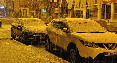 Kars'ta yoğun kar yağışı