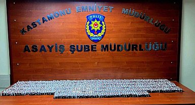 Kastamonu'da 11 bin sentetik ecza hapı ele geçirildi: 1 tutuklama