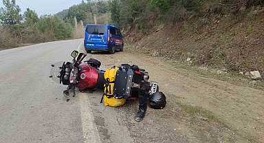 Kastamonu'da motosiklet kazası: Rusya uyruklu sürücü ağır yaralandı